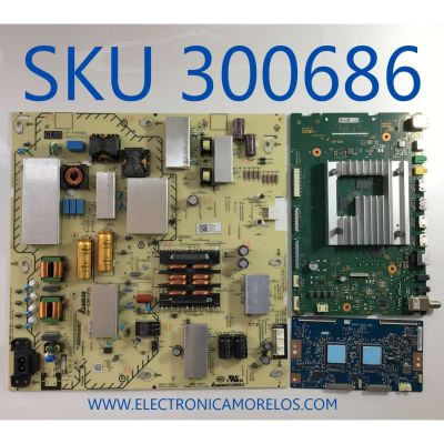 KIT DE TARJETAS PARA TV SONY 4K·UHD·HDR / MAIN A5027325A 544 / 1-009-724-31 / A-5027-325-A 544 / 100972431 / T-CON 5585T14C05 / 85T14 C07 CTRL / 55.85T14.C05 / FUENTE 100442441 / AP-P484BM B / 2955071403 / PANEL YDBM085CNU11 / MODELO KD-85X85J / KD85X85J